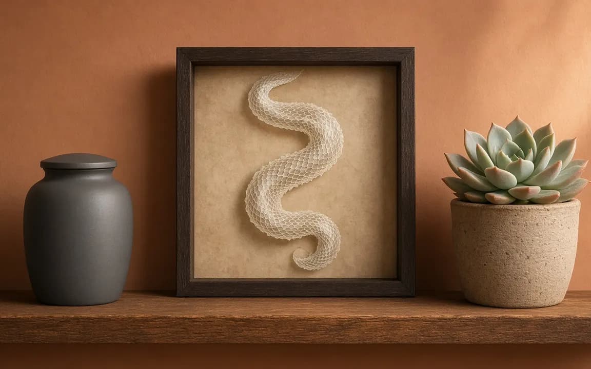Memorial ideas for a snake, lizard or tortoise that actually fit the animal